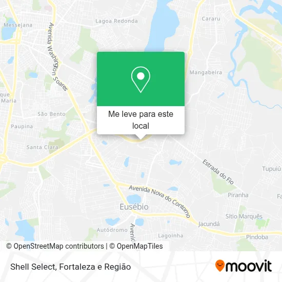 Shell Select mapa