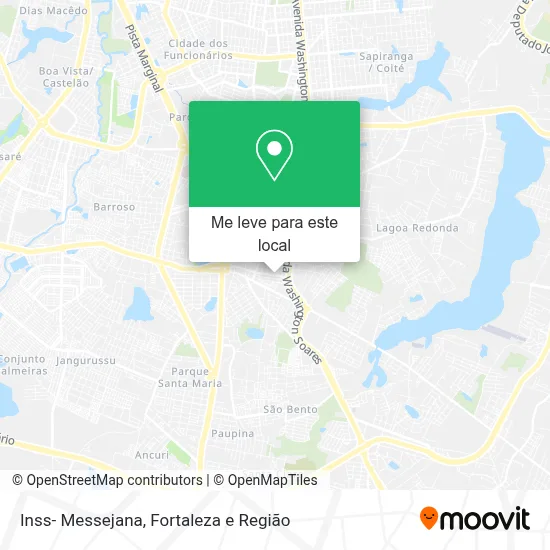 Inss- Messejana mapa