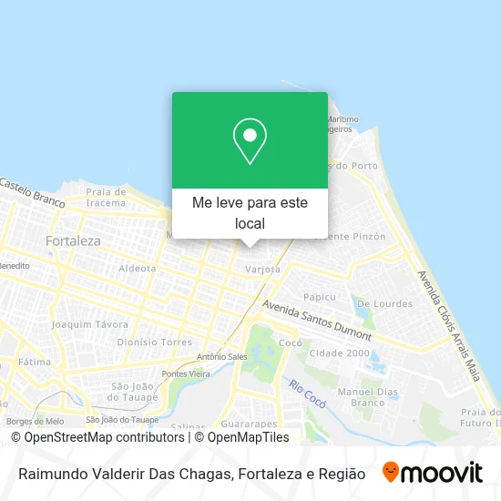 Raimundo Valderir Das Chagas mapa