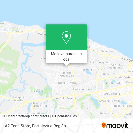 A2 Tech Store mapa