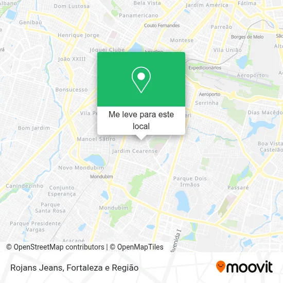 Rojans Jeans mapa