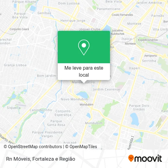 Rn Móveis mapa