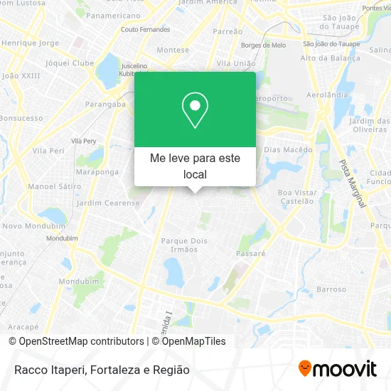 Racco Itaperi mapa
