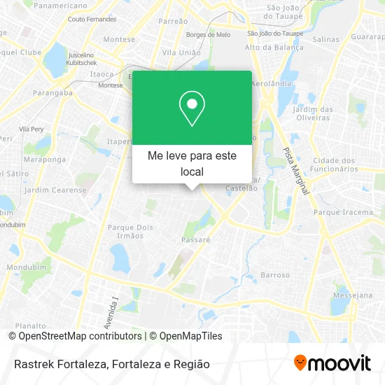 Rastrek Fortaleza mapa