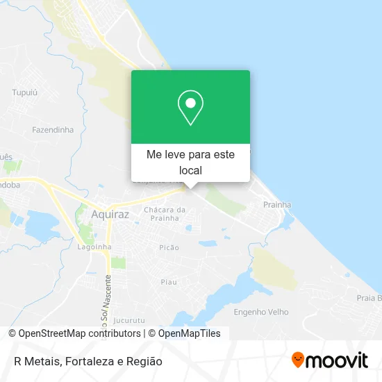 R Metais mapa