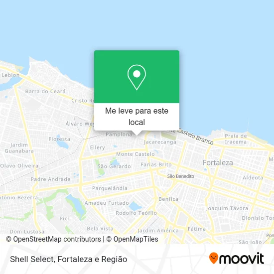 Shell Select mapa