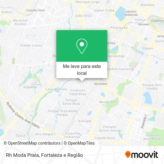 Rh Moda Praia mapa