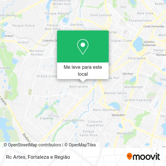 Rc Artes mapa