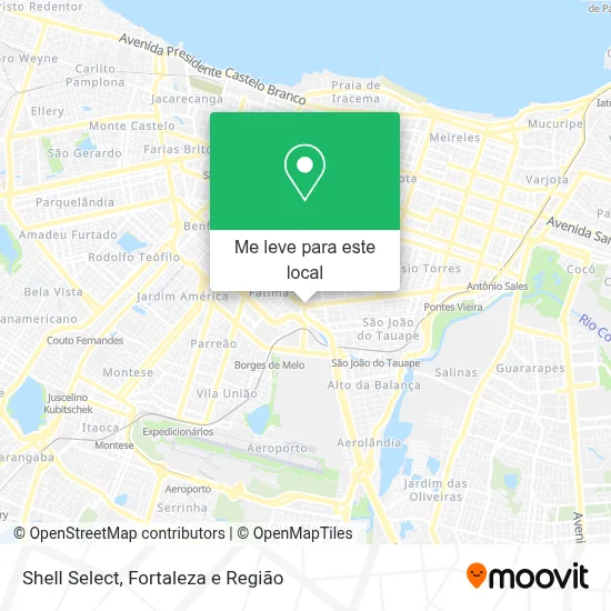 Shell Select mapa