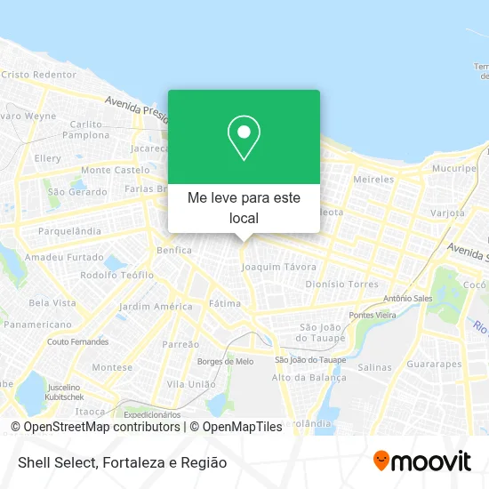 Shell Select mapa