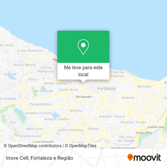 Inove Cell mapa