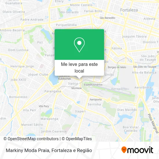 Markiny Moda Praia mapa