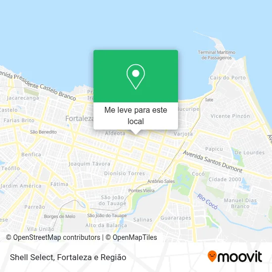 Shell Select mapa