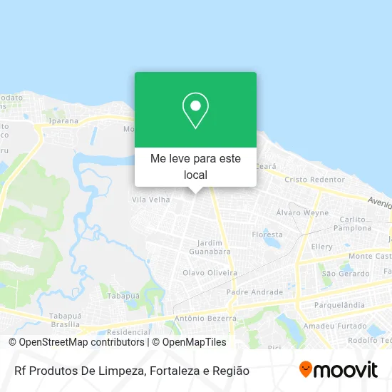 Rf Produtos De Limpeza mapa