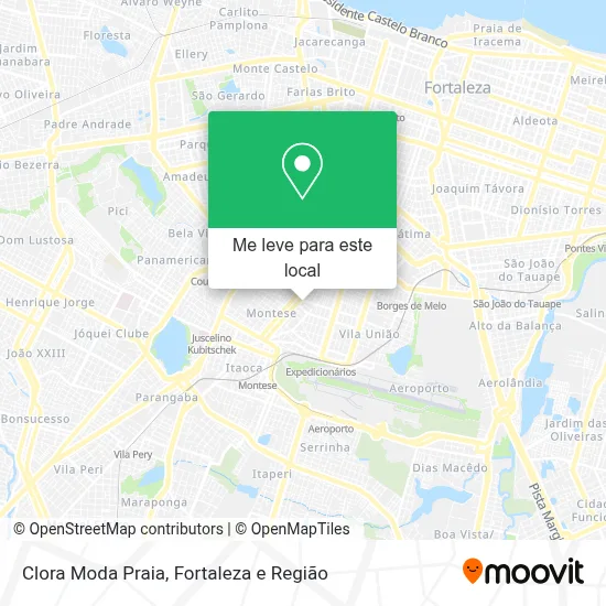 Clora Moda Praia mapa
