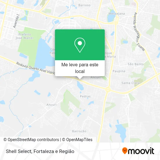 Shell Select mapa