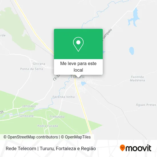 Rede Telecom | Tururu mapa