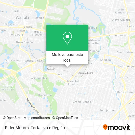 Rider Motors mapa