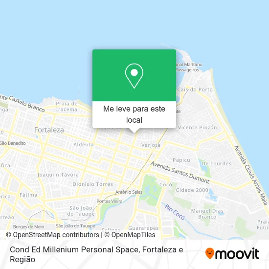 Cond Ed Millenium Personal Space mapa