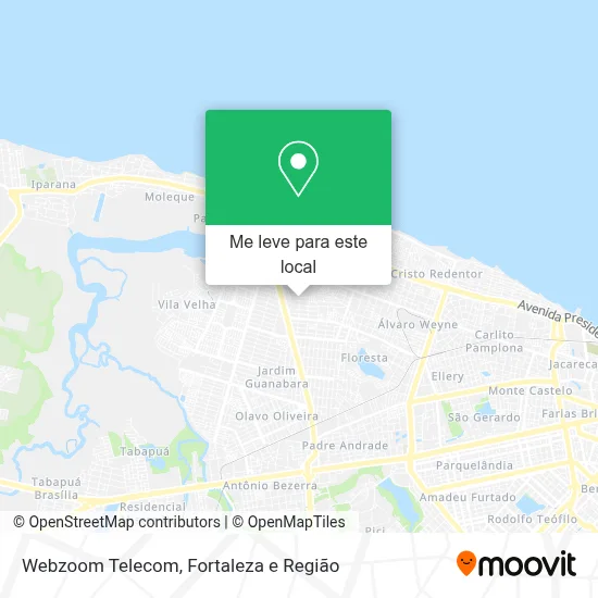 Webzoom Telecom mapa