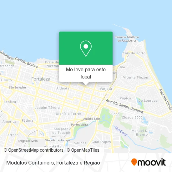 Modúlos Containers mapa