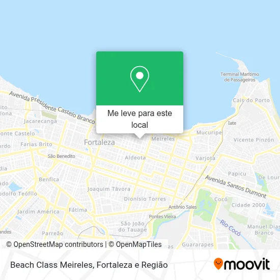 Beach Class Meireles mapa