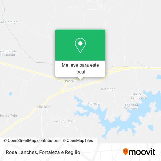 Rosa Lanches mapa