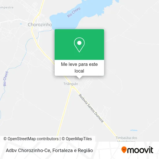 Adbv Chorozinho-Ce mapa
