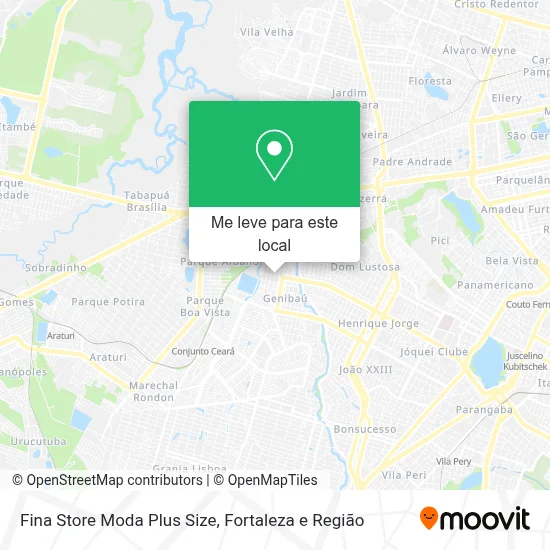 Fina Store Moda Plus Size mapa