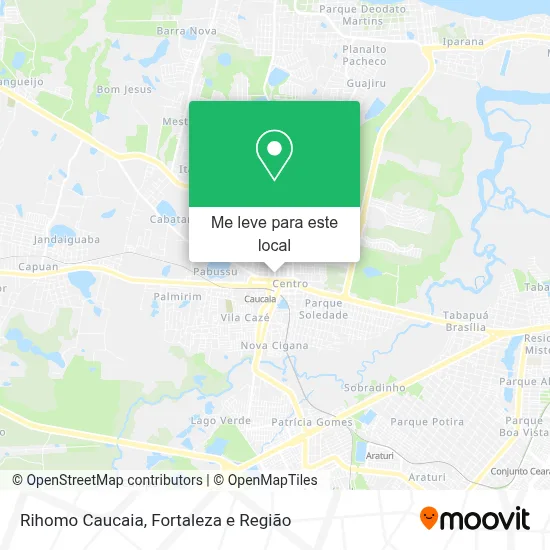 Rihomo Caucaia mapa