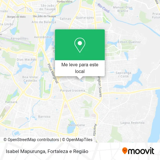 Isabel Mapurunga mapa
