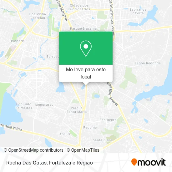 Racha Das Gatas mapa
