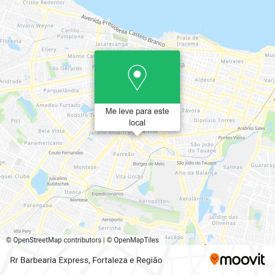 Rr Barbearia Express mapa