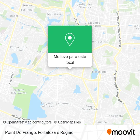 Point Do Frango mapa