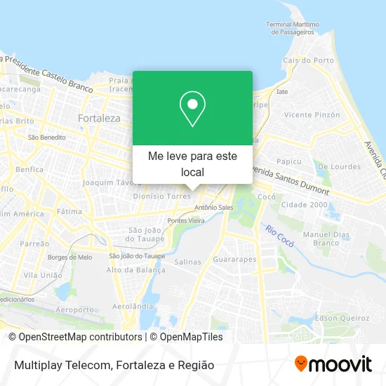 Multiplay Telecom mapa