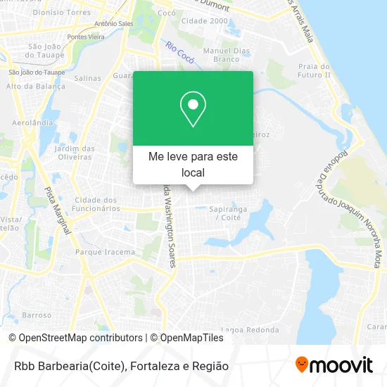 Rbb Barbearia(Coite) mapa
