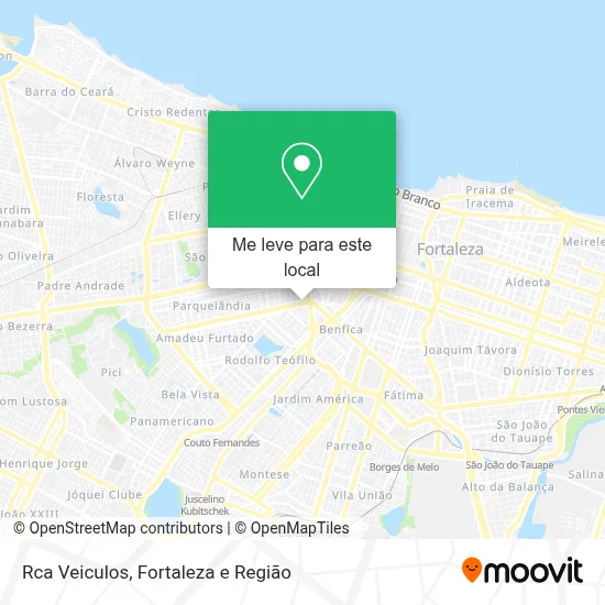 Rca Veiculos mapa