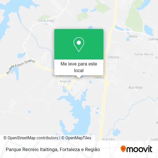 Parque Recreio Itaitinga mapa