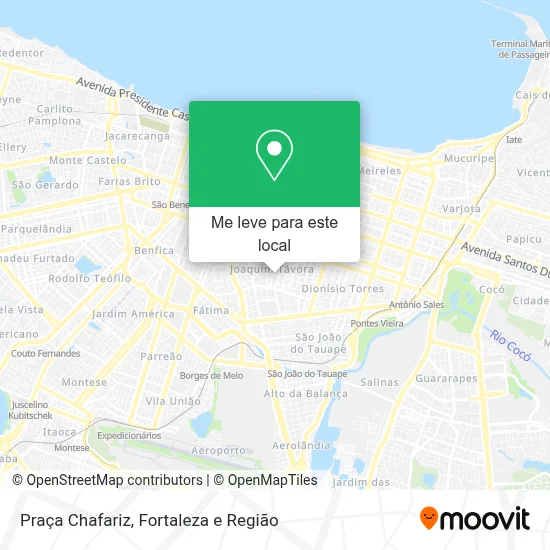 Praça Chafariz mapa