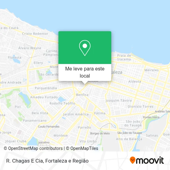 R. Chagas E Cia mapa