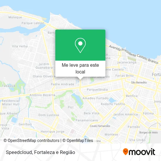 Speedcloud mapa