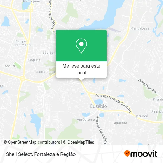 Shell Select mapa