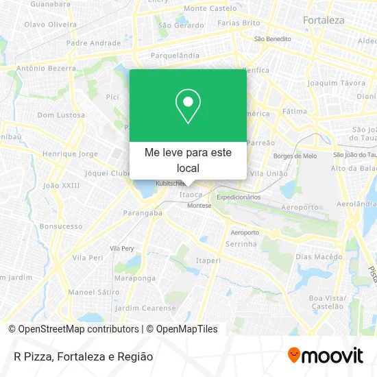 R Pizza mapa