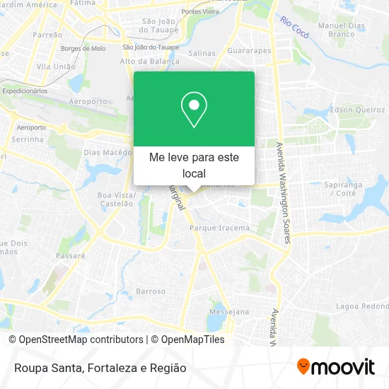 Roupa Santa mapa