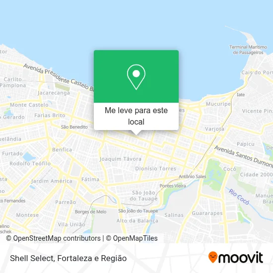 Shell Select mapa