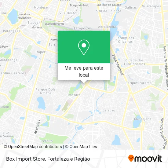 Box Import Store mapa