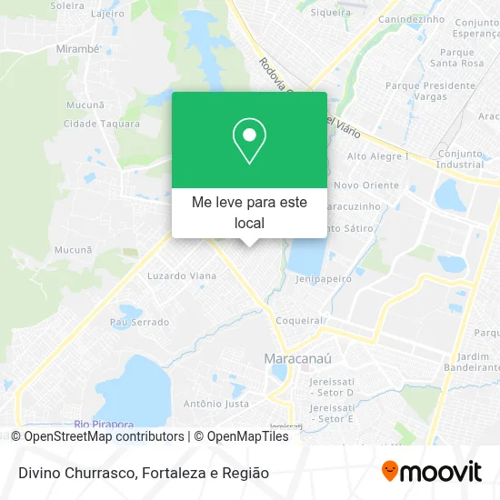 Divino Churrasco mapa