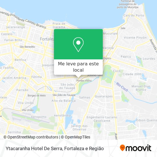 Ytacaranha Hotel De Serra mapa