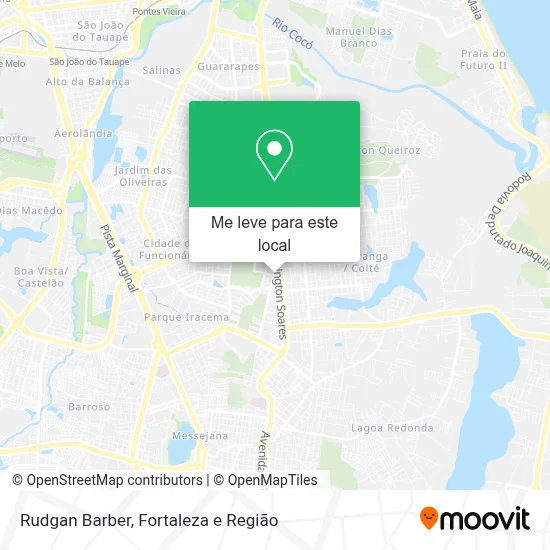 Rudgan Barber mapa