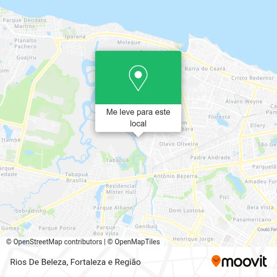 Rios De Beleza mapa